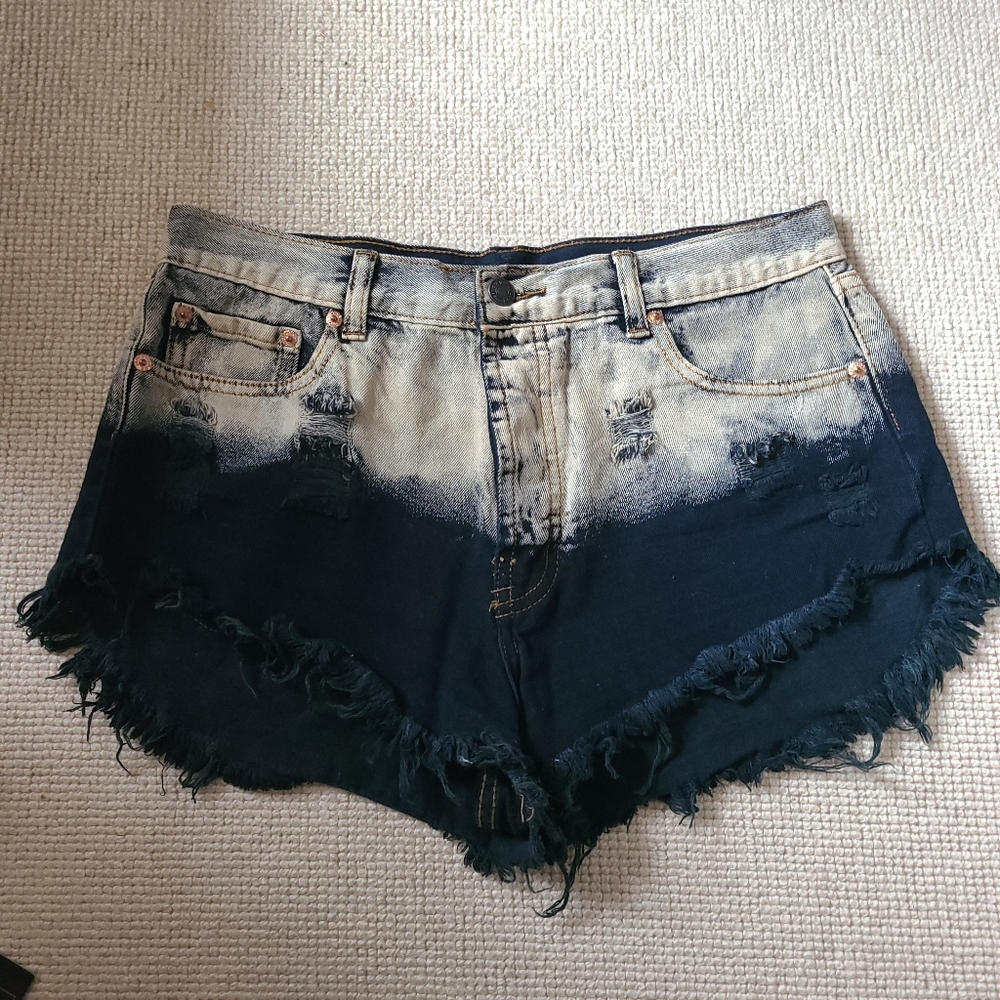 Ombre Jean shorts